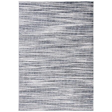 Safavieh 4 ft. 5 in. x 6 ft. 5 in. Lagoon Bohemian Rectangle Power Loomed Area Rug Grey & Ivory LGN243F-4